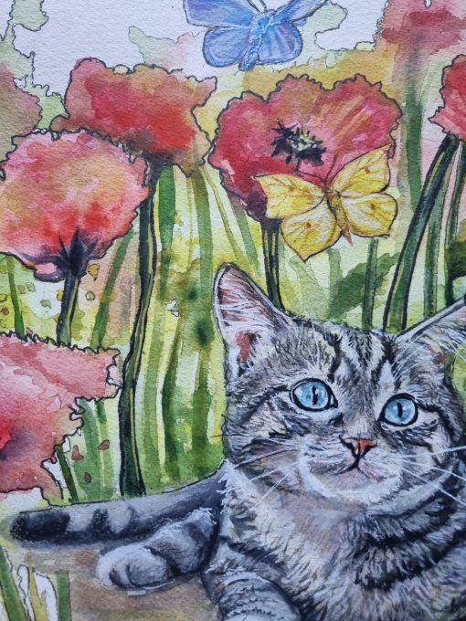 Oeuvre Originale - Jardin Chatoyant