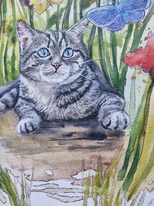 Oeuvre Originale - Jardin Chatoyant