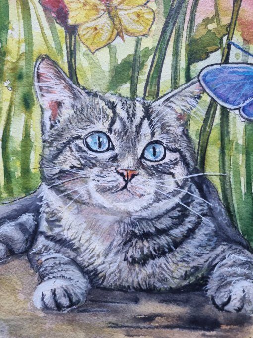 Oeuvre Originale - Jardin Chatoyant